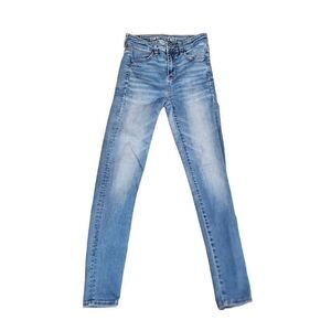 American Eagle Hi-Rise Jegging Size 4 Blue